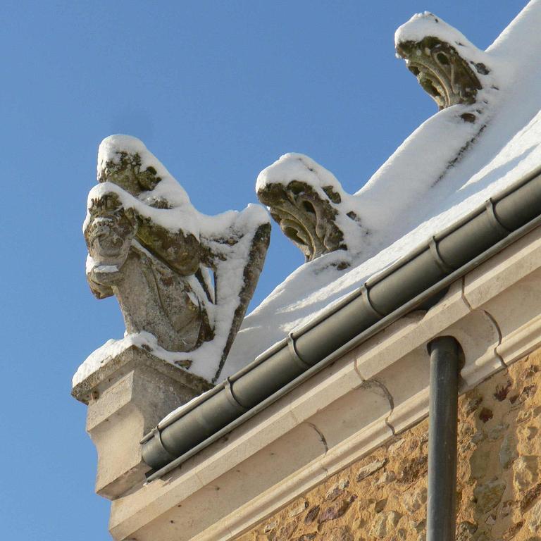 Chateau De Cheronne Bed & Breakfast Tuffe ภายนอก รูปภาพ